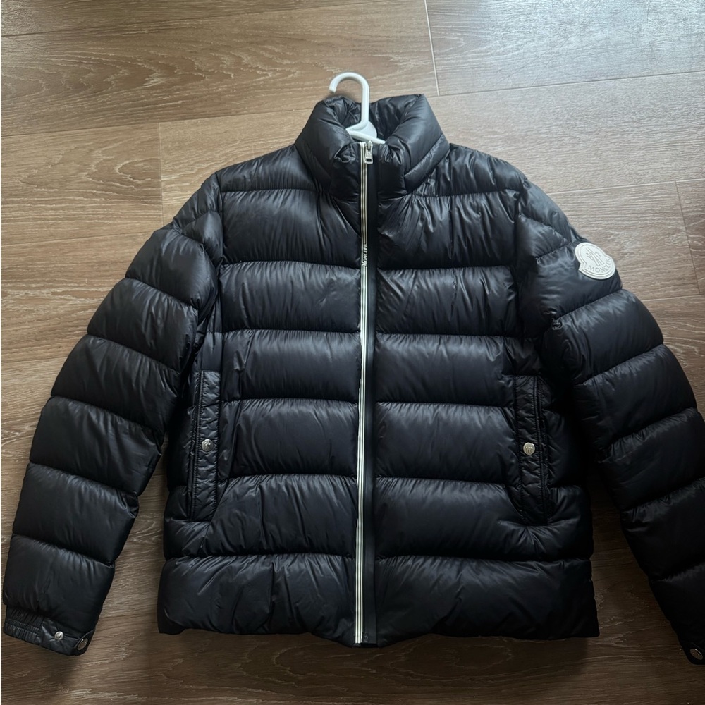 Moncler Shiny Black Puffer Jacket